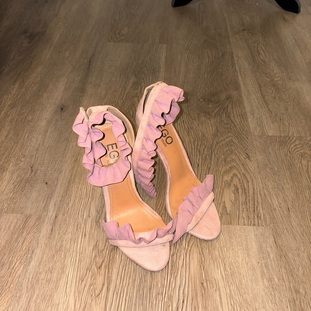 EGO Blush Ruffle Heels